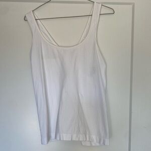 Athleta White Tank Top NWT Med